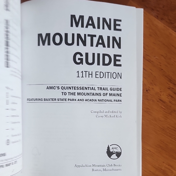 Maine Mountain Guide Book New never used - Picture 5 of 5